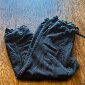 aerie Black Cozy Jogger Sweatpants